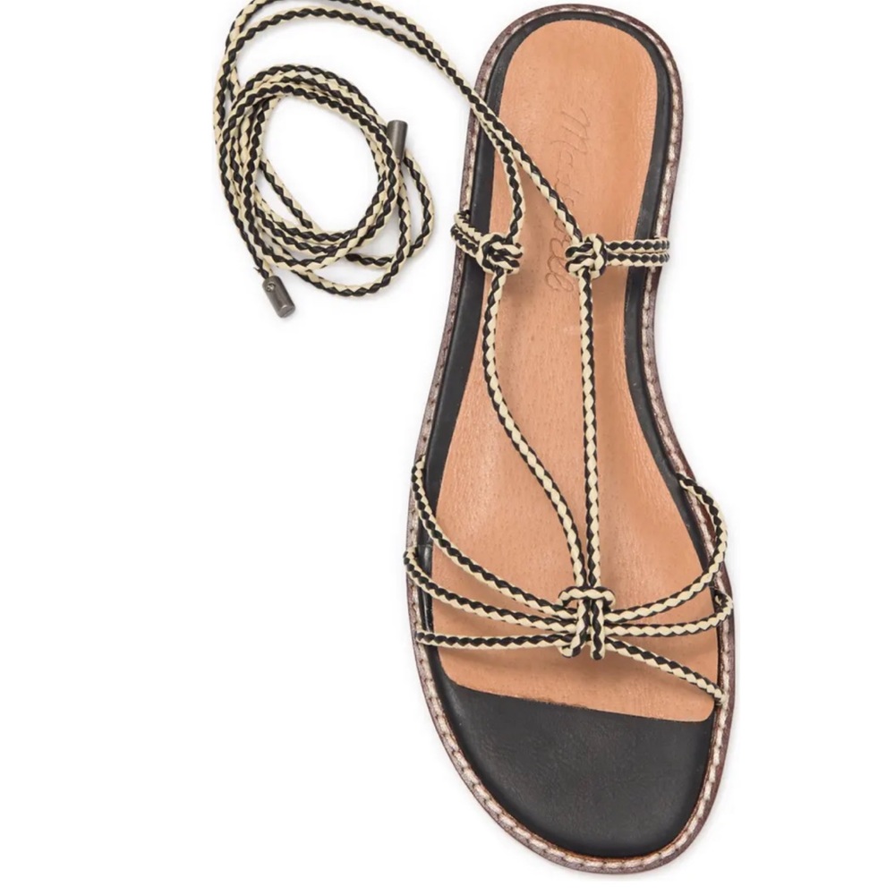 Madewell Braided Lace-up Sandals
